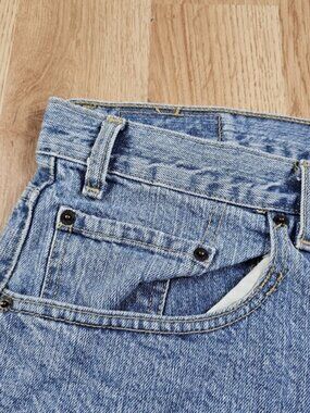 Vtg Levis Strauss Shorts Mens 38 Loose Blue Denim Relaxed Fit Casual Y2k